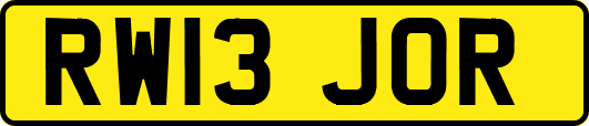 RW13JOR