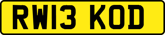 RW13KOD