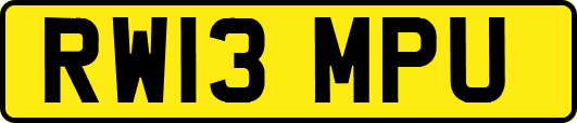 RW13MPU