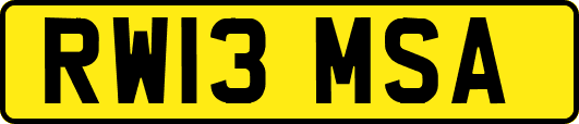 RW13MSA