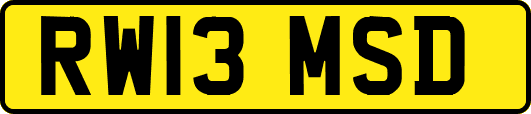 RW13MSD