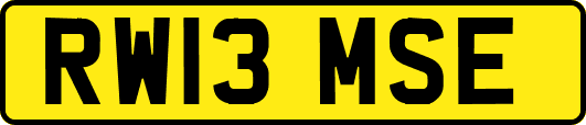 RW13MSE