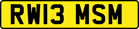 RW13MSM