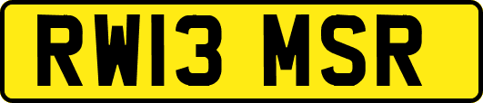 RW13MSR