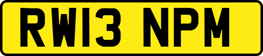 RW13NPM