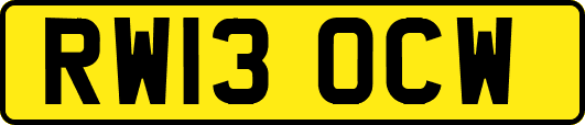 RW13OCW