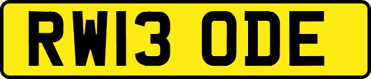 RW13ODE