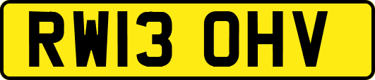 RW13OHV