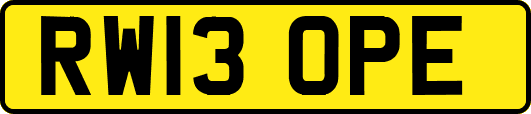 RW13OPE