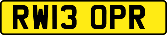 RW13OPR