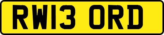 RW13ORD