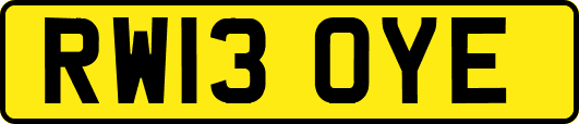 RW13OYE