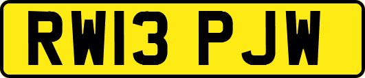 RW13PJW
