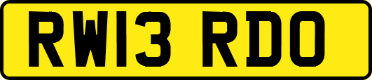 RW13RDO