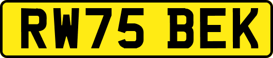 RW75BEK