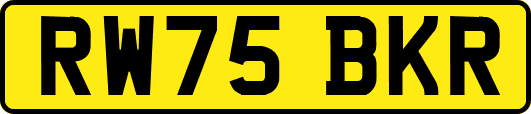 RW75BKR