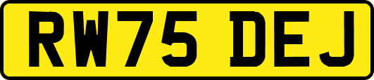 RW75DEJ