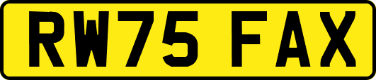 RW75FAX