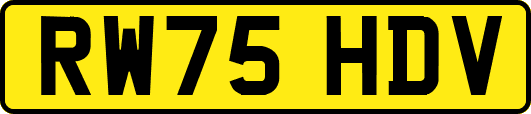 RW75HDV