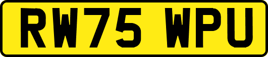 RW75WPU