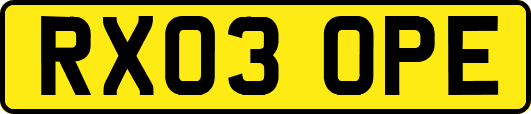 RX03OPE