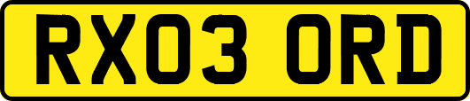 RX03ORD