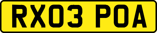 RX03POA