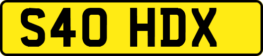 S40HDX
