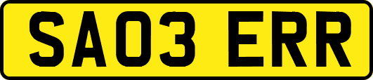 SA03ERR