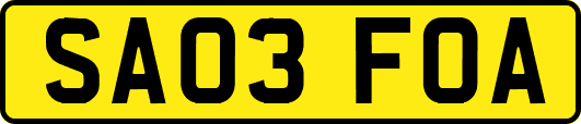 SA03FOA