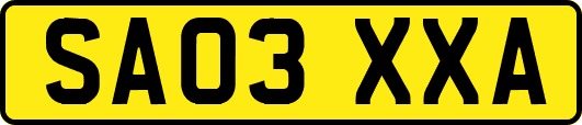 SA03XXA