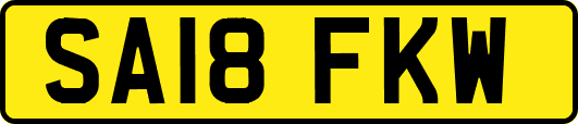 SA18FKW