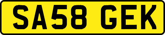 SA58GEK
