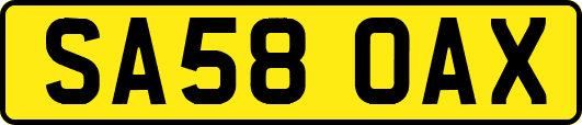 SA58OAX