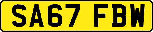 SA67FBW