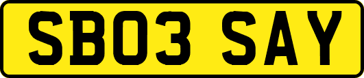 SB03SAY