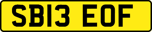 SB13EOF