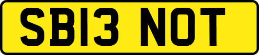 SB13NOT