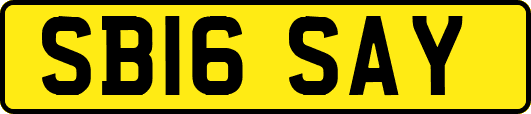 SB16SAY