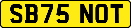 SB75NOT