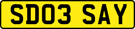 SD03SAY