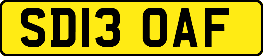 SD13OAF