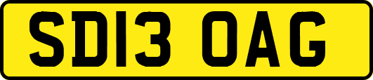 SD13OAG