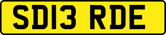 SD13RDE