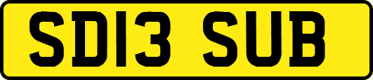 SD13SUB