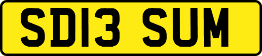 SD13SUM