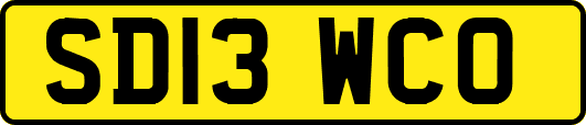 SD13WCO