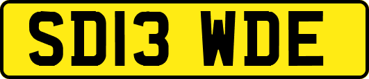 SD13WDE