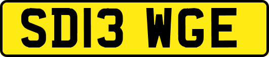 SD13WGE