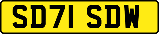 SD71SDW